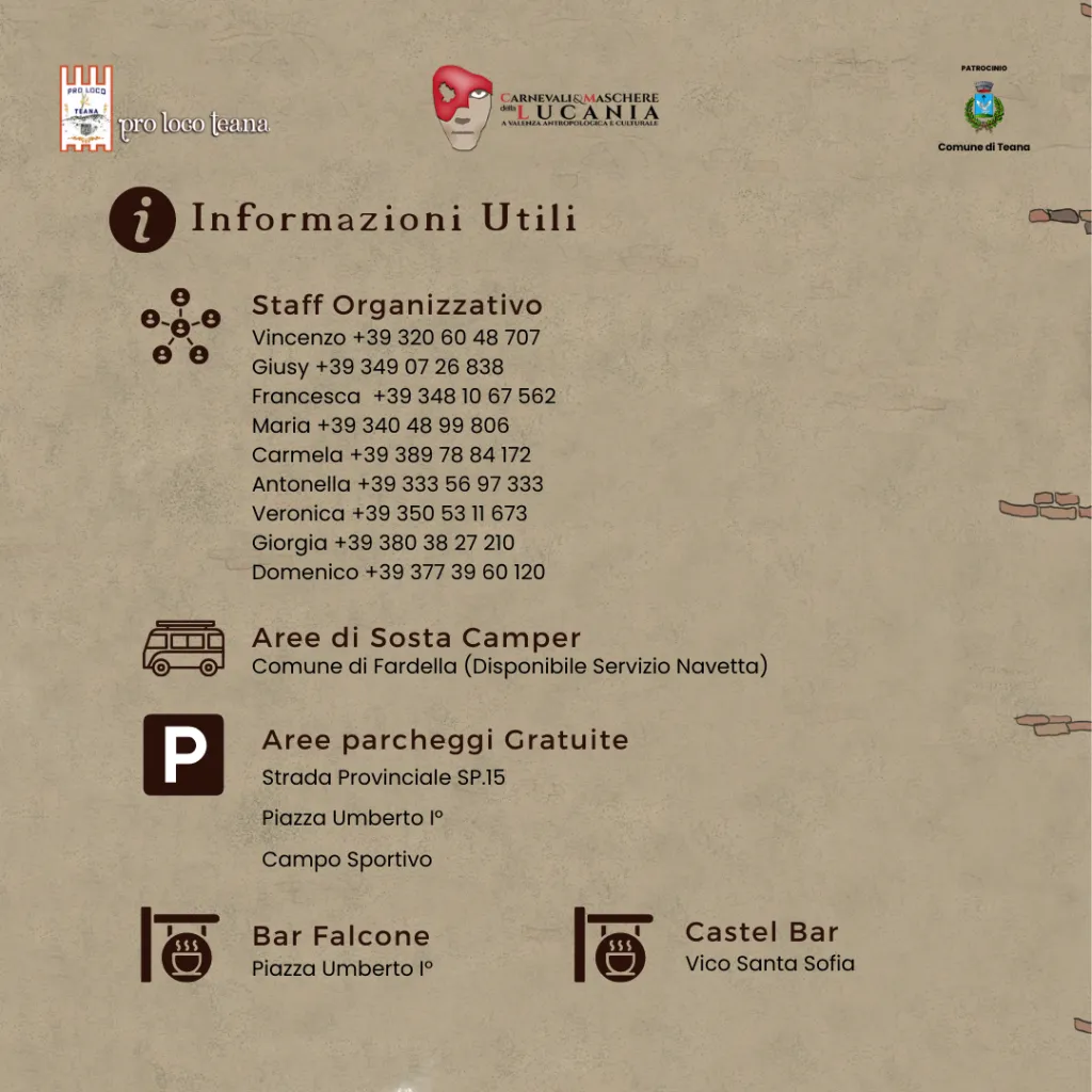 Programma de L'Urs, Carnevale di Teana: informazioni sull'accoglienza